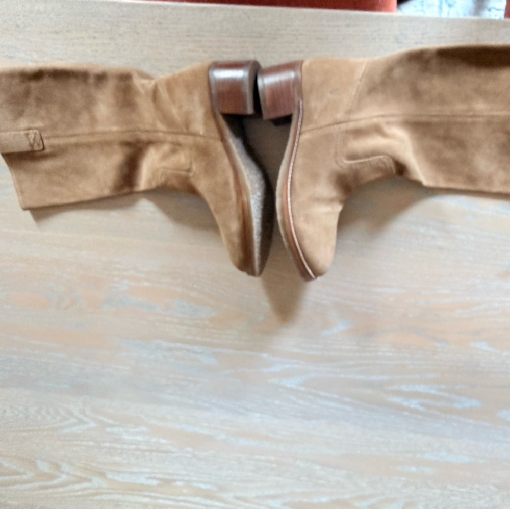 NWT Frye Women's Brown Suede Camryn Dune Boots - Picture 7 of 11